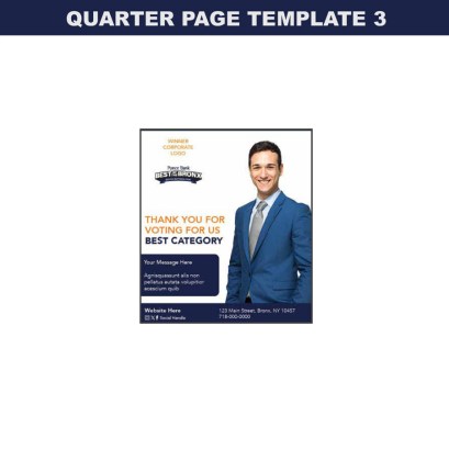 quarter page template 3