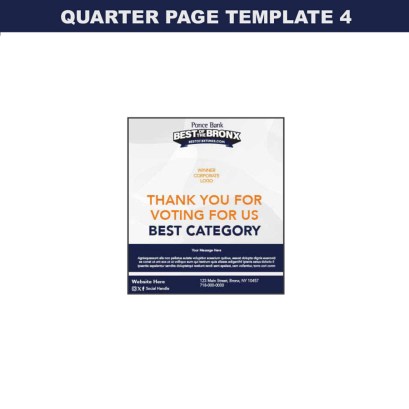 quarter page template 4