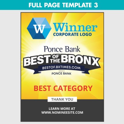 full page winners ad template 3