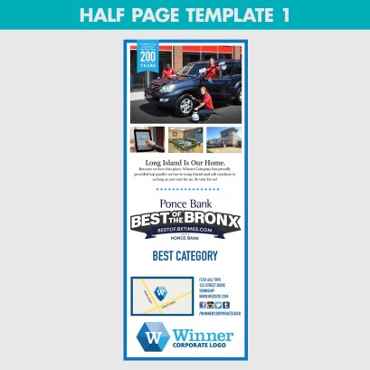 half page winners ad template 1