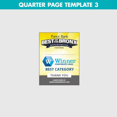 quarter page winners ad template 3