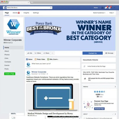 winner facebook cover