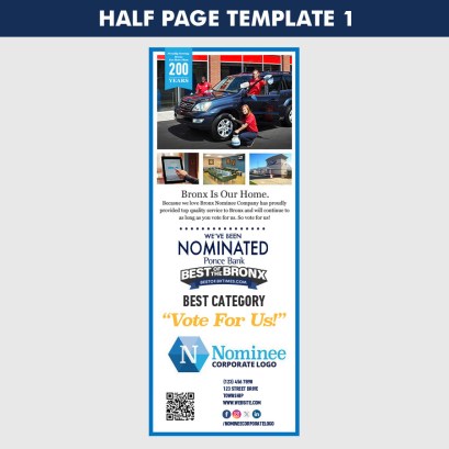 half page template 1