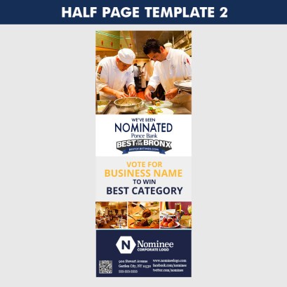 half page template 2